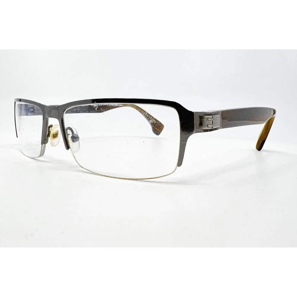 Republica Habana Eyeglasses Mens Brown Habana Rectangle 57-17-140